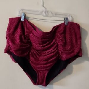 Torrid Burgundy Swim Bottoms****FINAL MARKDOWN****
